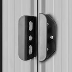 vidaXL Abri de stockage pour jardin métal gris 257x205x178 cm