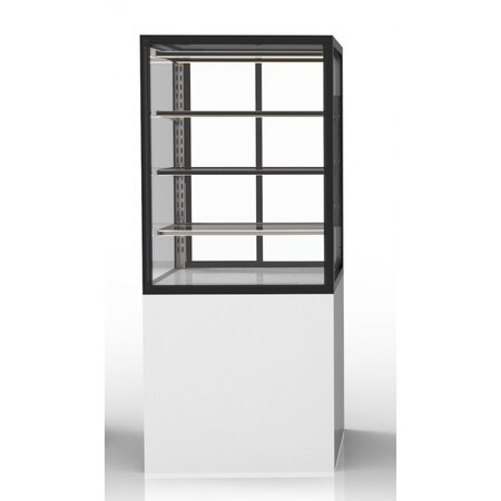 Vitrine chaude vitrée avec base série integra 3 niveaux - 600x1400 mm - sayl -  -