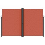 vidaXL Auvent latéral rétractable terre cuite 220x1000 cm