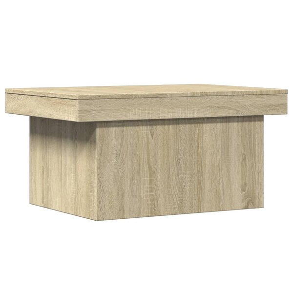 vidaXL Table basse chêne sonoma 80x55x40 cm bois d'ingénierie
