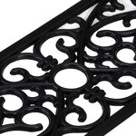 vidaXL Marches d'escalier 5 Pièces 25x75 cm caoutchouc