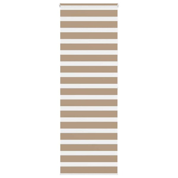 vidaXL Store zèbre marron sable largeur du tissu 70 9 cm polyester