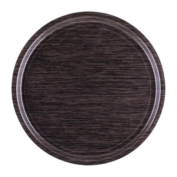 Plateau de service en mélamine  450 mm wengé - roltex -  - mélamine