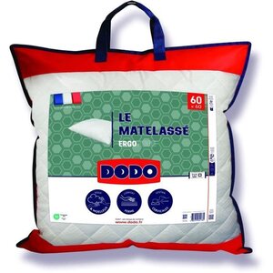 Oreiller Le Matelassé - 60 x 60 cm - Soutien ferme - Taie déhoussable