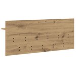 vidaXL Porte-manteau mural chêne artisanal 100 x 40 x 12 cm