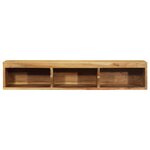 VidaXL Meuble TV mural 100x30x19 cm bois massif d'acacia