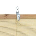 vidaXL Stores et Rideaux de fenêtre Autre Naturel Bambou