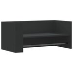 vidaXL Étagère murale noir 70 5x35x30 5 cm bois d'ingénierie
