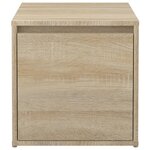 VidaXL Tiroir boîte Chêne sonoma 40 5x40x40 cm Bois d'ingénierie