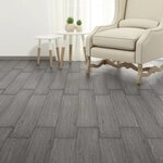 vidaXL Planche de plancher PVC autoadhésif 5 21 m² 2 mm Gris foncé