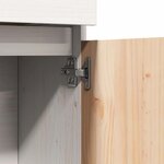 vidaXL Buffet haut blanc 89x34x116 5 cm bois massif de pin