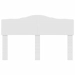 vidaXL Tête de lit Blanc 140 cm Bois d'ingénierie