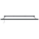 vidaXL Auvent Rétractable Gris clair 400 × 300 cm Tissu  Métal