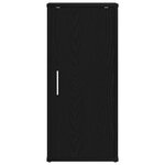 vidaXL Armoire à chaussures chêne noir 32x35x70 cm bois ingénierie