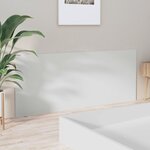 vidaXL Tête de lit Blanc brillant 200x1 5x80 cm Bois d'ingénierie