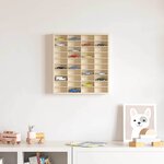 vidaXL Vitrine Murale Beige 40 x 4 5 x 43 cm Bois d'ingénierie