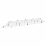 vidaXL Tunnel en filet 1 5x5 m fibre de verre et PP