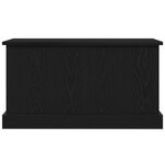 Boîte de rangement vidaXL en chêne noir 70x40x38 cm en bois reconstitué
