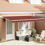 vidaXL Auvent Rétractable Multicolore 400 x 200 cm