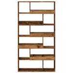 vidaXL Bibliothèque vieux bois 100x33x187 5 cm bois d'ingénierie