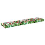 vidaXL Coussin de palette Floral Jungle tropicale 180 x 40 x 8 cm