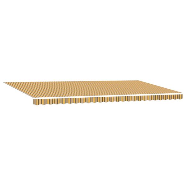 vidaXL Auvent Rétractable Manuel Multicolore 600 × 350 cm tissu