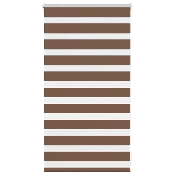 vidaXL Store zèbre marron 90x100 cm largeur du tissu 85 9 cm polyester