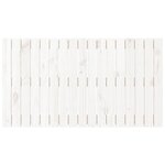 vidaXL Tête de lit murale Blanc 108x3x60 cm Bois massif de pin