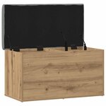 vidaXL Banc de rangement Chêne artisanal 82x42x45 cm Bois d'ingénierie