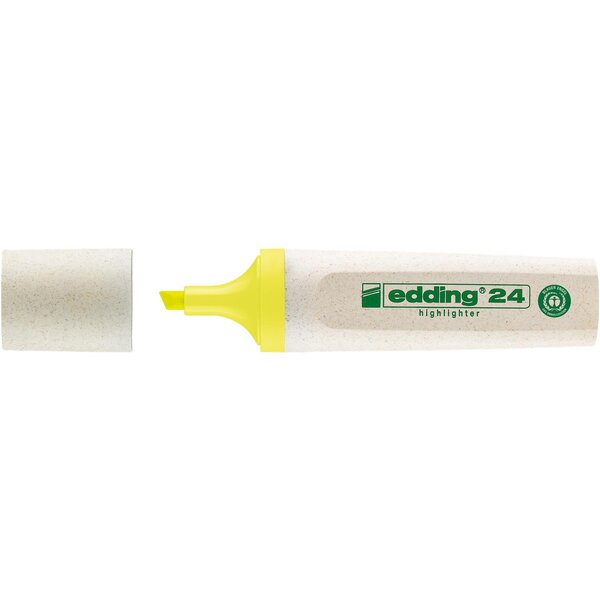 Surligneur 24 Ecoline Jaune 2-5 mm x 10 EDDING