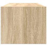 vidaXL Meubles TV 2 Pièces chêne sonoma 80x31x25 5 cm bois d'ingénierie