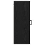 vidaXL Armoire murale en chêne noir 34 5 x 34 x 90 cm Bois d'ingénierie
