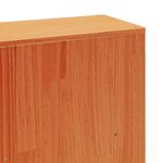 vidaXL Cadre de lit sans matelas cire marron 180x200cm bois pin massif