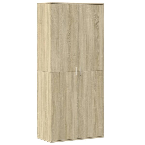 vidaXL Armoire à chaussures Chêne sonoma 80x39x178cm Bois d'ingénierie