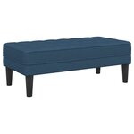 vidaXL Ensemble de Canapés avec coussin 2 Pièces Bleu Polyester