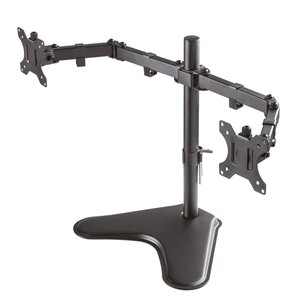 Newstar support de bureau réglable de 2 moniteurs 10"-32" 4-40 cm noir