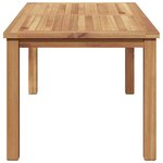 vidaXL Table basse Marron 110 x 55 x 45 cm Bois de teck solide