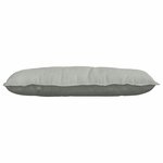 vidaXL Coussin de Dos Gris clair 100 x 50 cm Tissu en velours côtelé