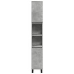 vidaXL Armoire de salle de bain gris béton 30x30x190 cm