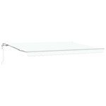 vidaXL Auvent Rétractable 450 × 350 cm Blanc