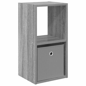 vidaXL Table de chevet Gris Sonoma 30 5 x 27 x 59 5 cm