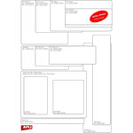 1500 Étiquettes Multi-Usage 70X50.8