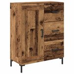 vidaXL Haut Armoire avec tiroir 2 Pièces Bois ancien Bois d'ingénierie