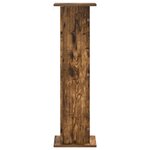 vidaXL Support de Plante Chêne fumé 30 5 x 30 x 100 5 cm