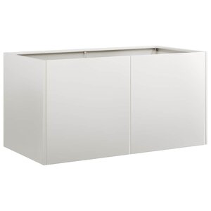 vidaXL Jardinière 80x40x40 cm acier inoxydable