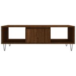vidaXL Table basse chêne marron 104x60x35 cm bois d'ingénierie