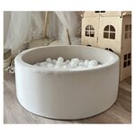Piscine à balles Trinity 90 cm crème + 150 balles