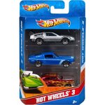 Hot wheels coffret de 3 voitures (modele aléatoire)