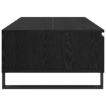 vidaXL Table basse Chêne noir 90 x 60 x 35 cm Bois d'ingénierie