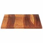 vidaXL Dessus de table Bois solide 25-27 mm 60x90 cm